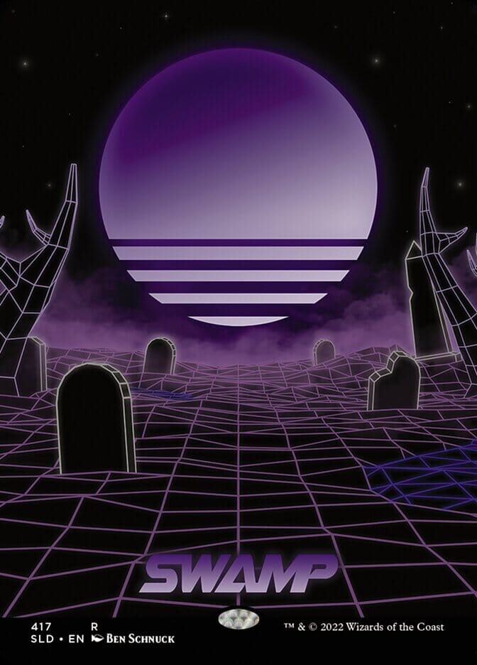 Swamp (417) [Secret Lair Drop Series] MTG Single Magic: The Gathering  | Multizone: Comics And Games