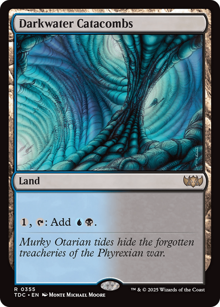 Darkwater Catacombs [Tarkir: Dragonstorm Commander] MTG Single Magic: The Gathering  | Multizone: Comics And Games