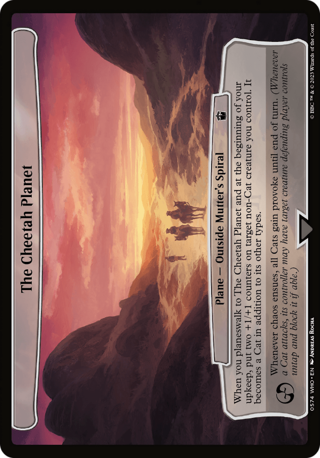 The Cheetah Planet [Doctor Who] MTG Single Magic: The Gathering  | Multizone: Comics And Games