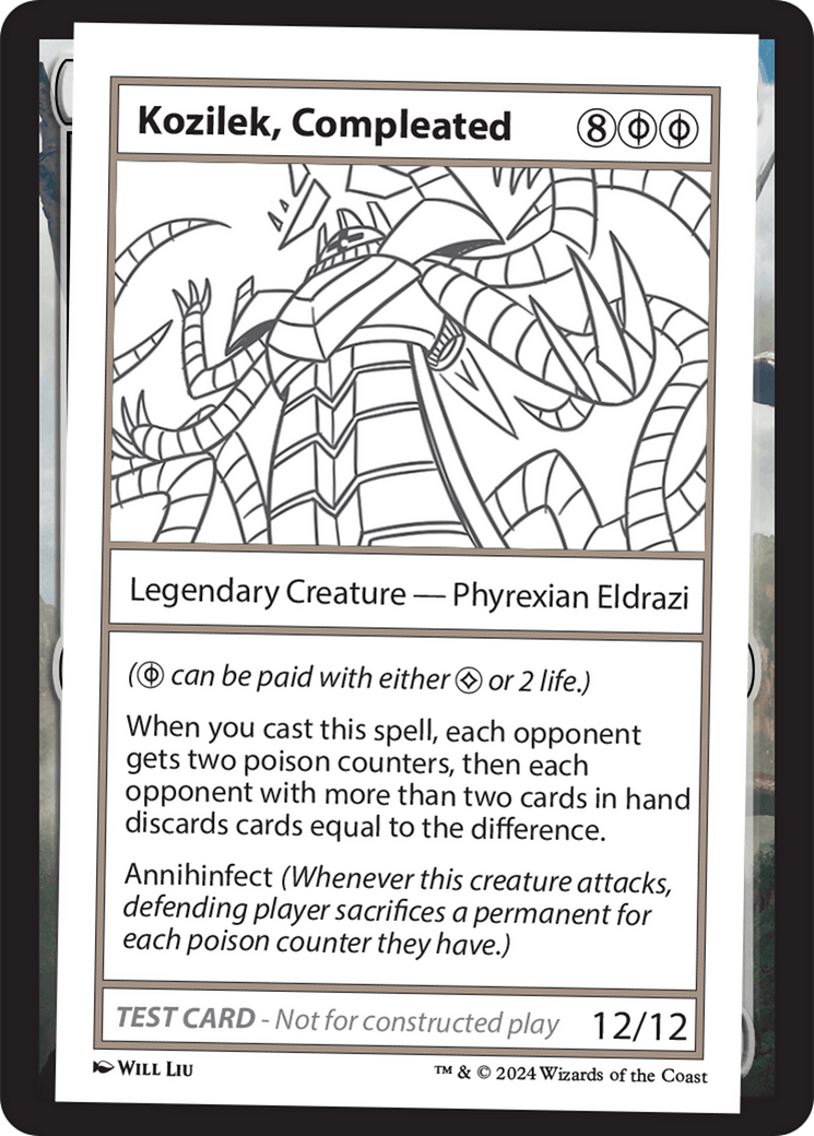 Kozilek, Completed [Mystery Booster 2 Playtest Cards] MTG Single Magic: The Gathering  | Multizone: Comics And Games