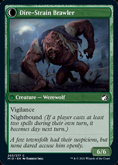 Tireless Hauler // Dire-Strain Brawler [Innistrad: Midnight Hunt] MTG Single Magic: The Gathering  | Multizone: Comics And Games