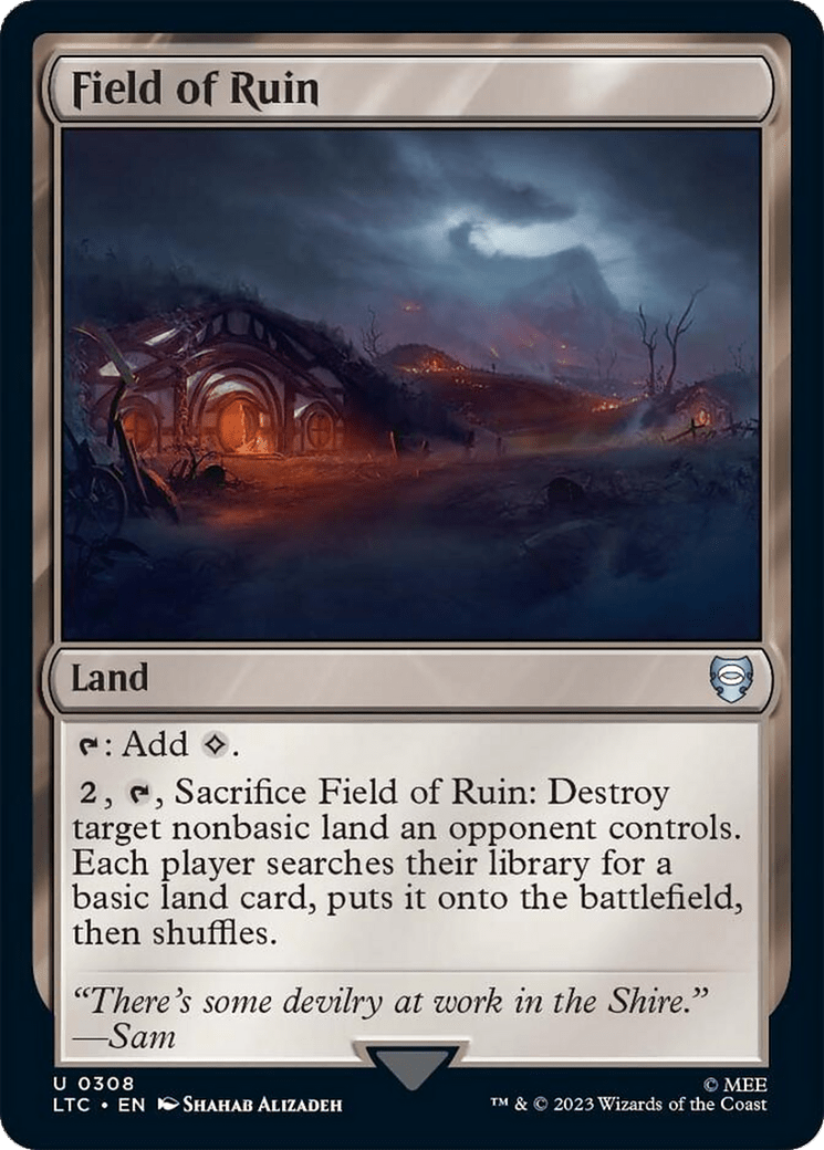Field of Ruin [The Lord of the Rings: Tales of Middle-Earth Commander] MTG Single Magic: The Gathering  | Multizone: Comics And Games