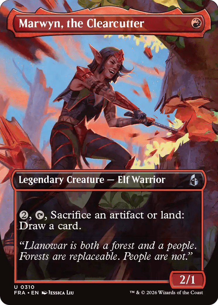 Marwyn, the Clearcutter (Borderless) [Reality Fracture] MTG Single Magic: The Gathering  | Multizone: Comics And Games