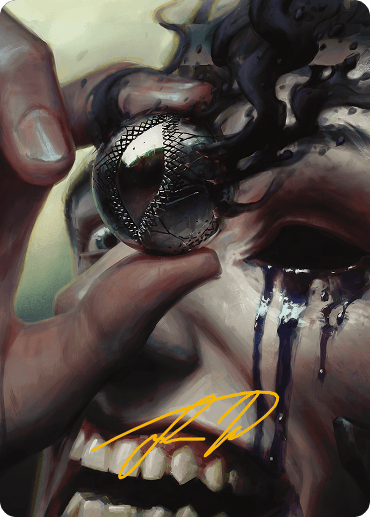 Jet Medallion Art Card (Gold-Stamped Signature) [Modern Horizons 3 Art Series] MTG Single Magic: The Gathering  | Multizone: Comics And Games