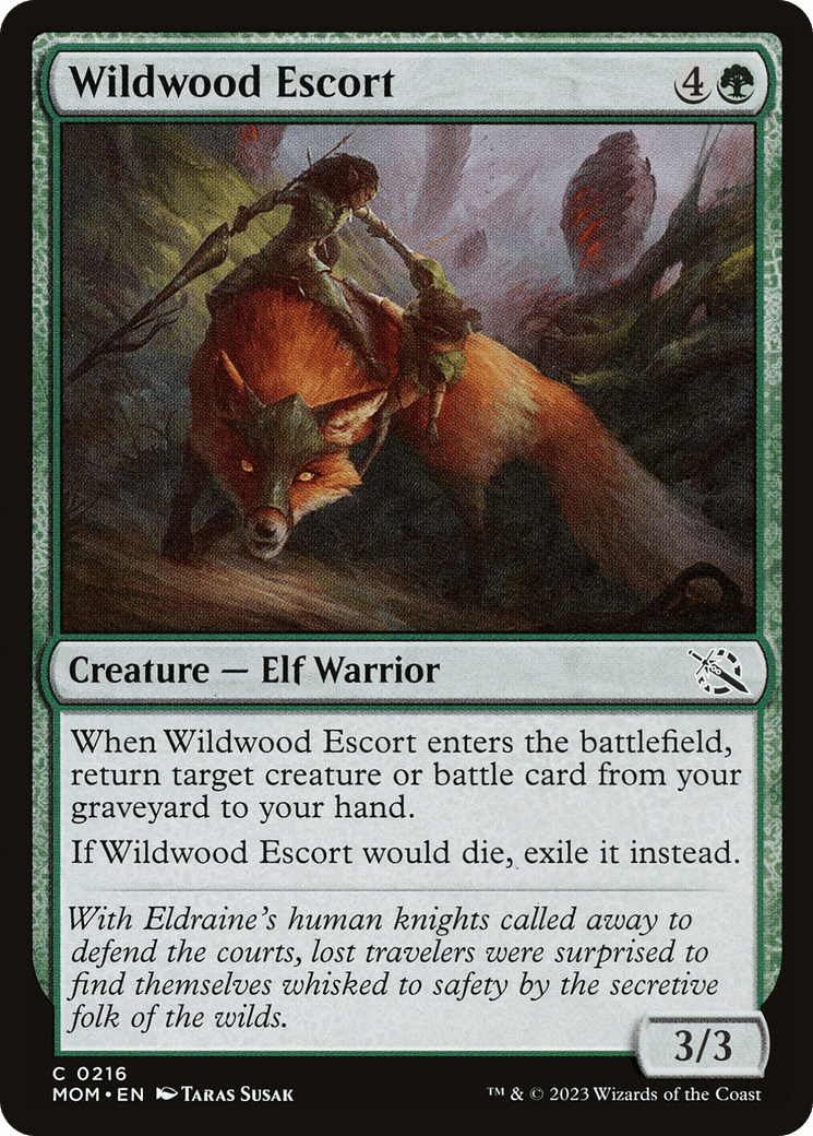 Wildwood Escort [March of the Machine] MTG Single Magic: The Gathering  | Multizone: Comics And Games