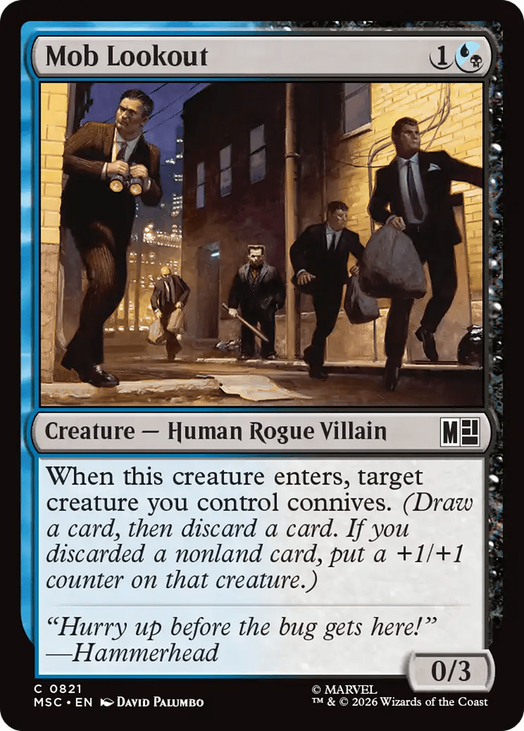 Mob Lookout [Marvel Super Heroes Commander] MTG Single Magic: The Gathering  | Multizone: Comics And Games