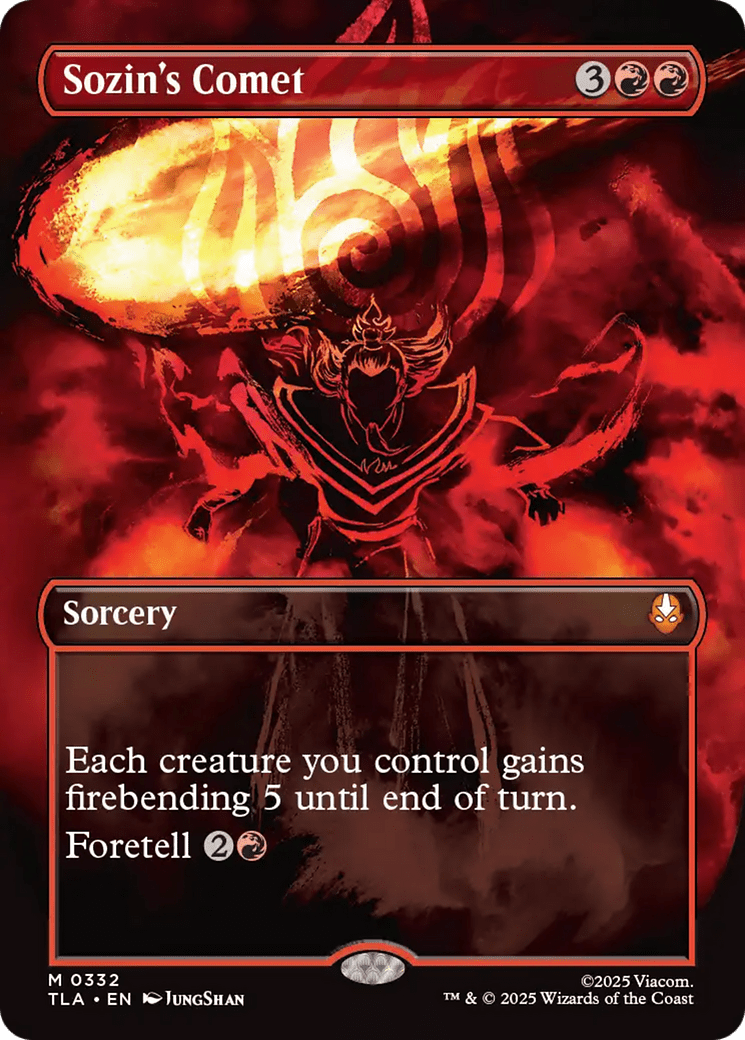 Sozin's Comet (0332) (Borderless) [Avatar: The Last Airbender] MTG Single Magic: The Gathering  | Multizone: Comics And Games
