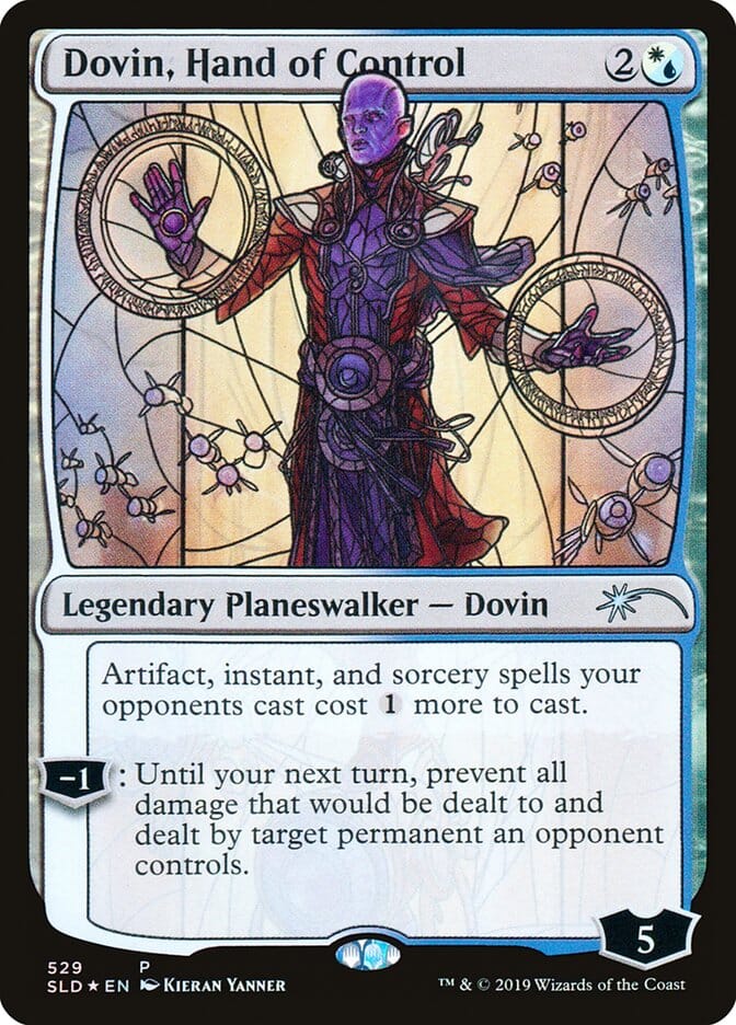 Dovin, Hand of Control (Stained Glass) [Secret Lair Drop Promos] MTG Single Magic: The Gathering  | Multizone: Comics And Games