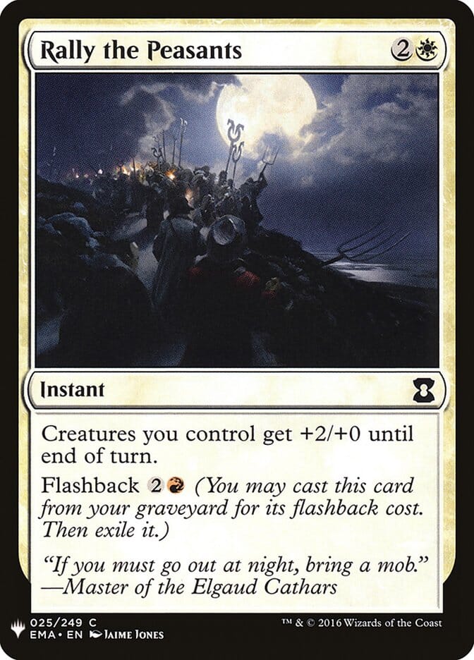 Rally the Peasants [Mystery Booster] MTG Single Magic: The Gathering  | Multizone: Comics And Games