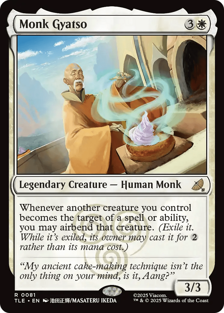 Monk Gyatso [Avatar: The Last Airbender: Eternal-Legal] MTG Single Magic: The Gathering  | Multizone: Comics And Games