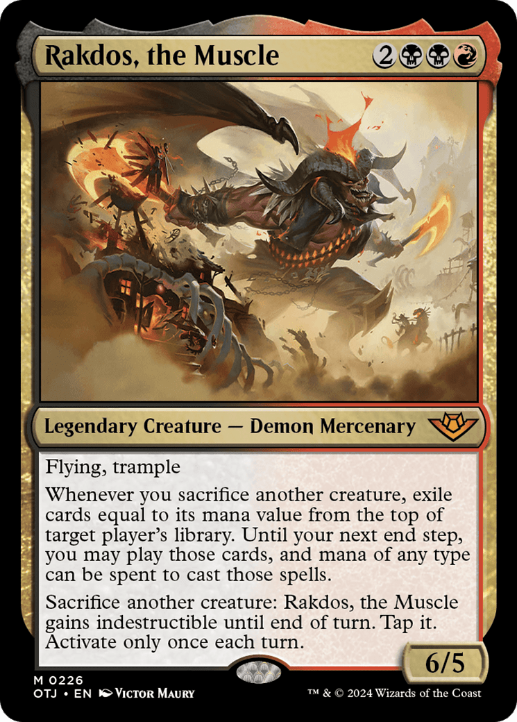Rakdos, the Muscle [Outlaws of Thunder Junction] MTG Single Magic: The Gathering  | Multizone: Comics And Games
