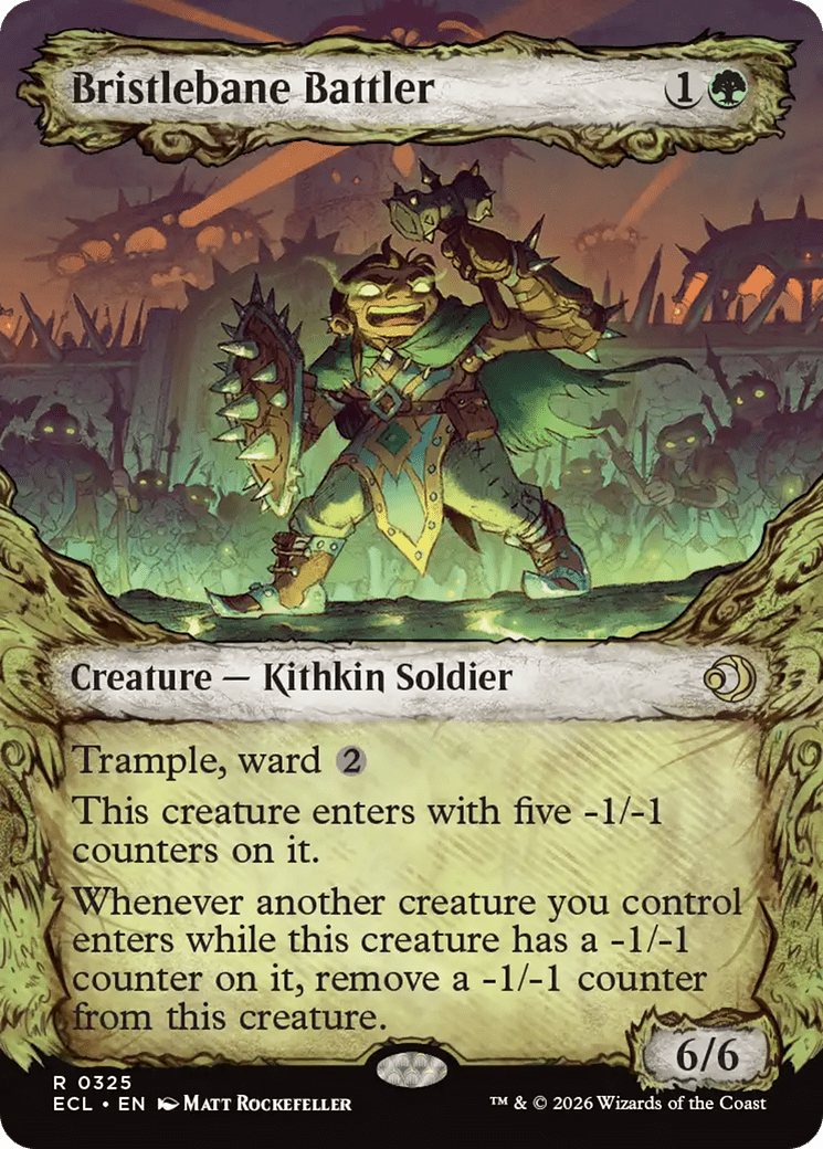 Bristlebane Battler (Showcase) [Lorwyn Eclipsed] MTG Single Magic: The Gathering  | Multizone: Comics And Games