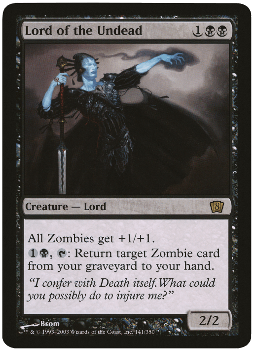 Lord of the Undead (Oversized) [Eighth Edition Box Topper] MTG Single Magic: The Gathering  | Multizone: Comics And Games