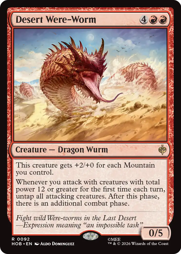 Desert Were-Worm [The Hobbit] | Multizone: Comics And Games
