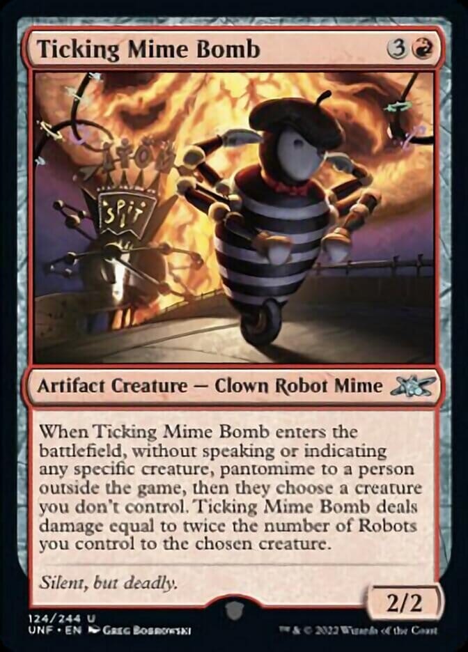 Ticking Mime Bomb [Unfinity] MTG Single Magic: The Gathering  | Multizone: Comics And Games