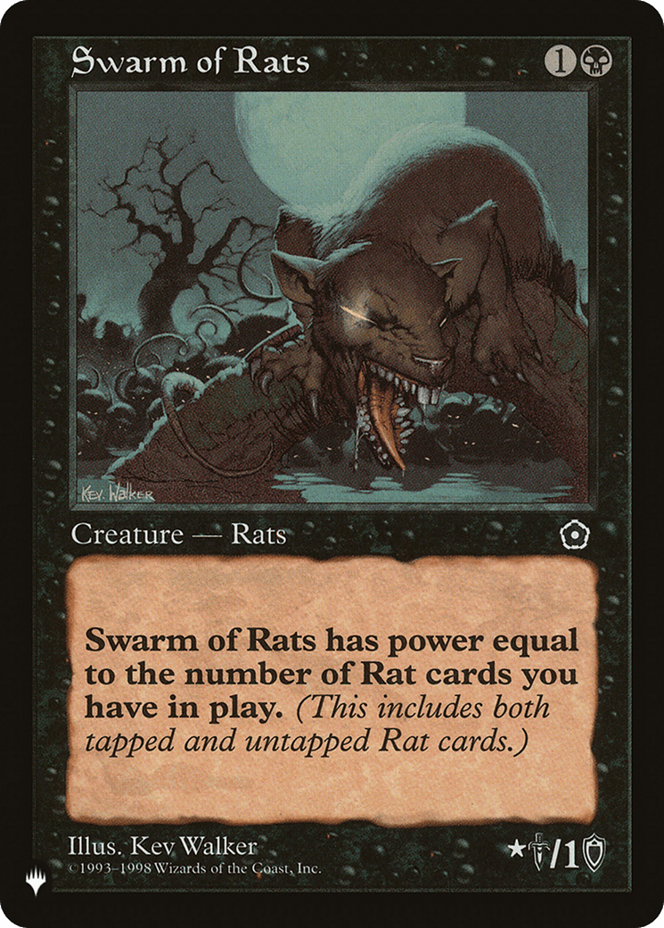 Swarm of Rats [The List] MTG Single Magic: The Gathering  | Multizone: Comics And Games