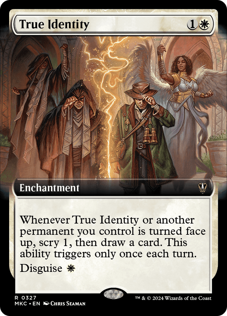 True Identity (Extended Art) [Murders at Karlov Manor Commander] MTG Single Magic: The Gathering  | Multizone: Comics And Games