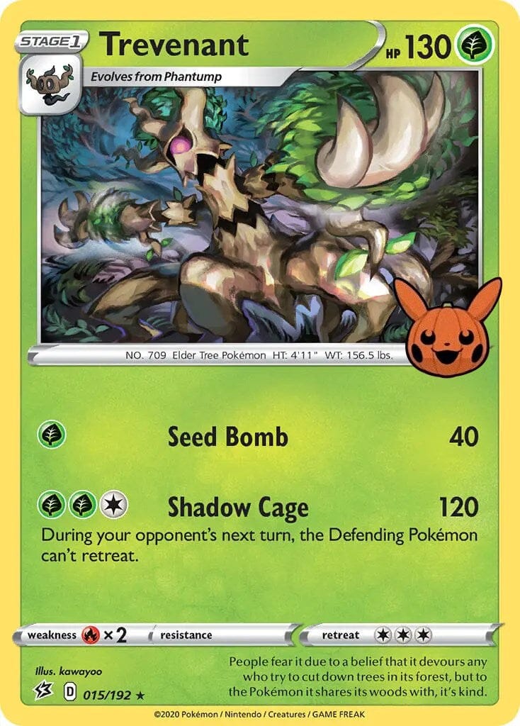 Trevenant (015/192) [Trick or Trade] Pokemon Single Pokémon  | Multizone: Comics And Games