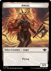Angel // Plot Double-Sided Token [Outlaws of Thunder Junction Tokens] MTG Single Magic: The Gathering  | Multizone: Comics And Games
