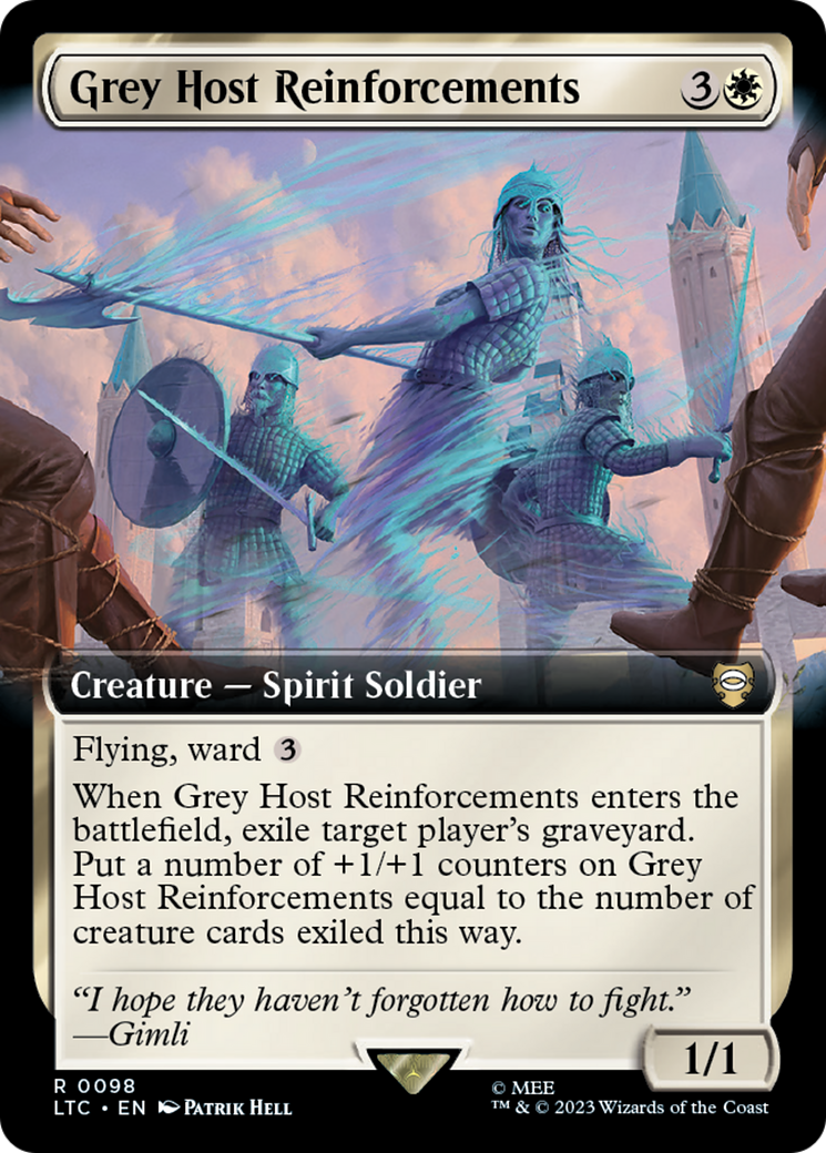 Grey Host Reinforcements (Extended Art) [The Lord of the Rings: Tales of Middle-Earth Commander] | Multizone: Comics And Games