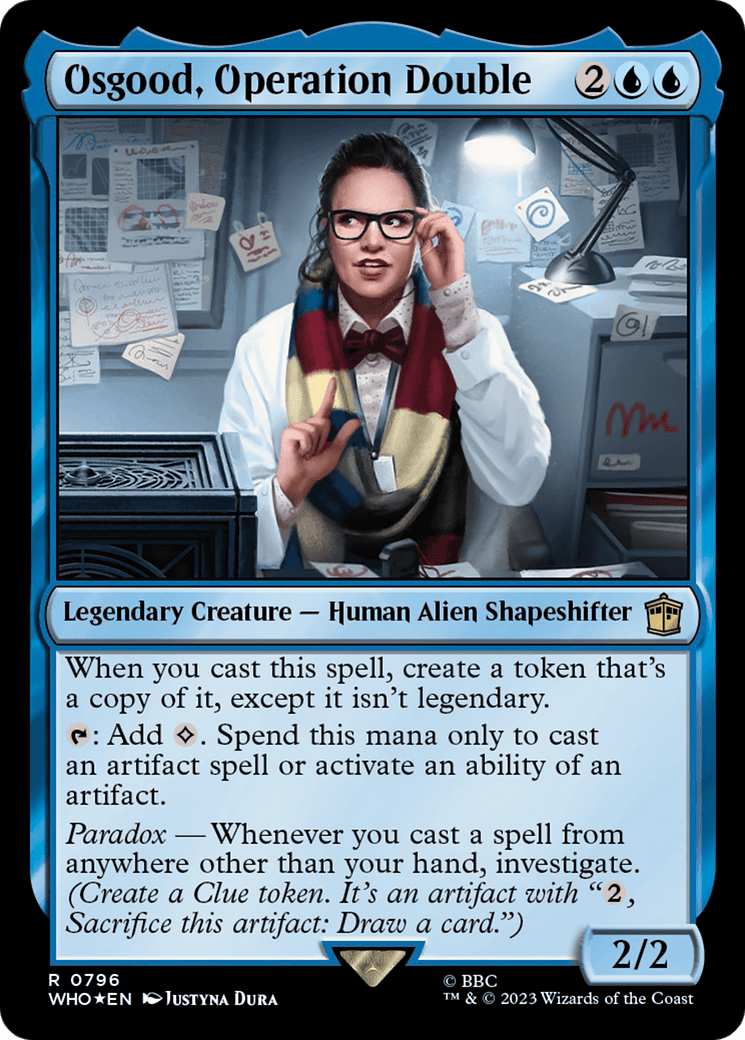 Osgood, Operation Double (Surge Foil) [Doctor Who] MTG Single Magic: The Gathering  | Multizone: Comics And Games