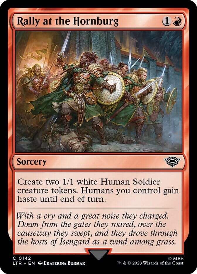 Rally at the Hornburg [The Lord of the Rings: Tales of Middle-Earth] MTG Single Magic: The Gathering  | Multizone: Comics And Games