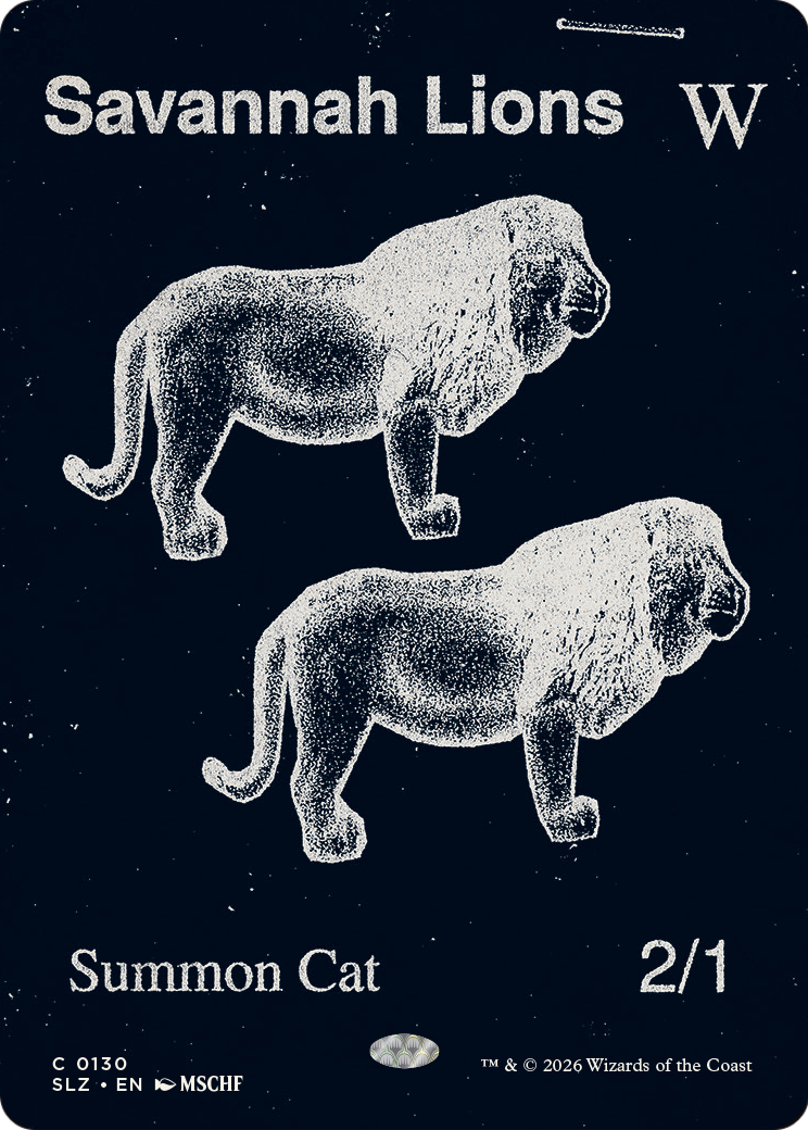 Savannah Lions (0130) [Secret Lair x MSCHF: The Zeta Set] | Multizone: Comics And Games