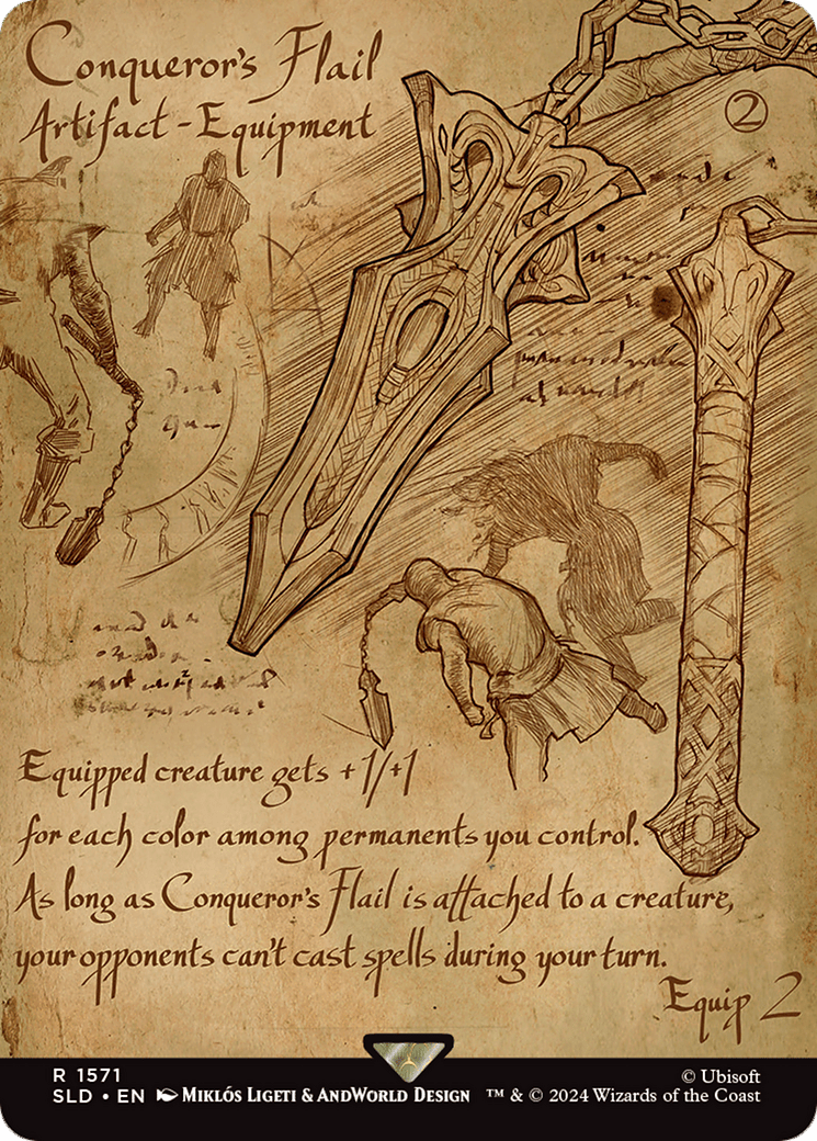 Conqueror's Flail [Secret Lair Drop Series] MTG Single Magic: The Gathering  | Multizone: Comics And Games