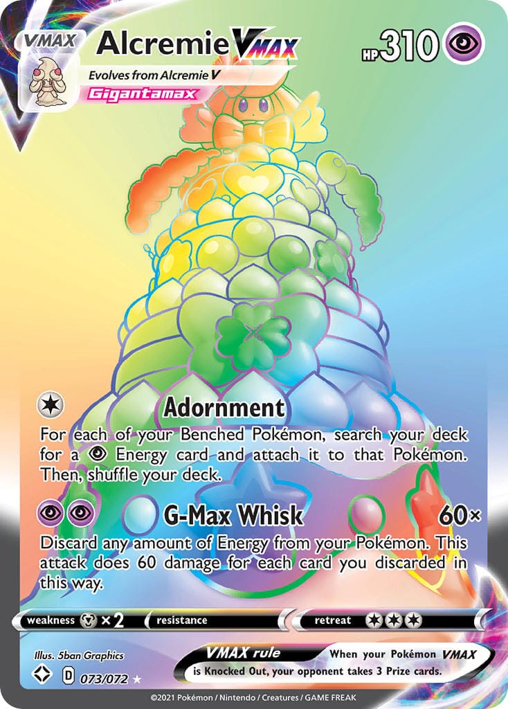 Alcremie VMAX (073/072) [Sword & Shield: Shining Fates] Pokemon Single Pokémon  | Multizone: Comics And Games