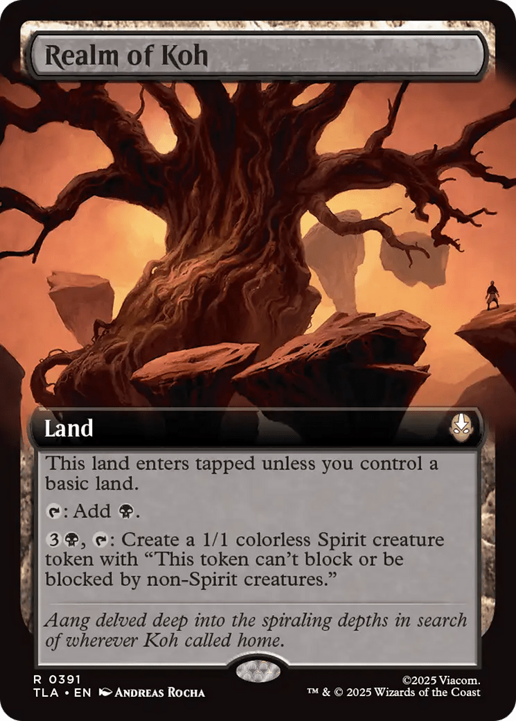 Realm of Koh (Extended Art) [Avatar: The Last Airbender] MTG Single Magic: The Gathering  | Multizone: Comics And Games