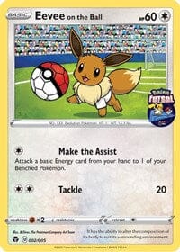 Eevee on the Ball (002/005) [Miscellaneous Cards] Pokemon Single Pokémon  | Multizone: Comics And Games