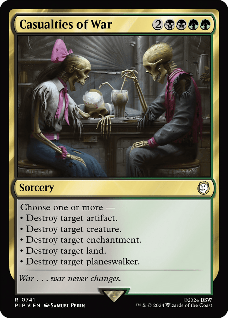 Casualties of War (Surge Foil) [Fallout] MTG Single Magic: The Gathering  | Multizone: Comics And Games