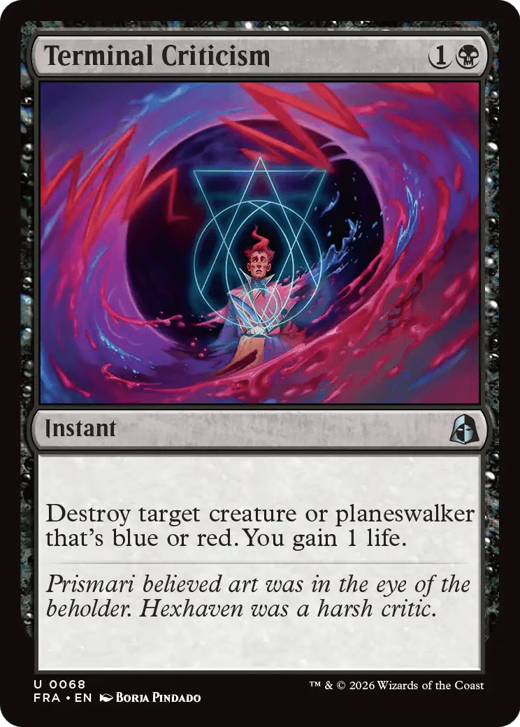 Terminal Criticism [Reality Fracture] MTG Single Magic: The Gathering  | Multizone: Comics And Games