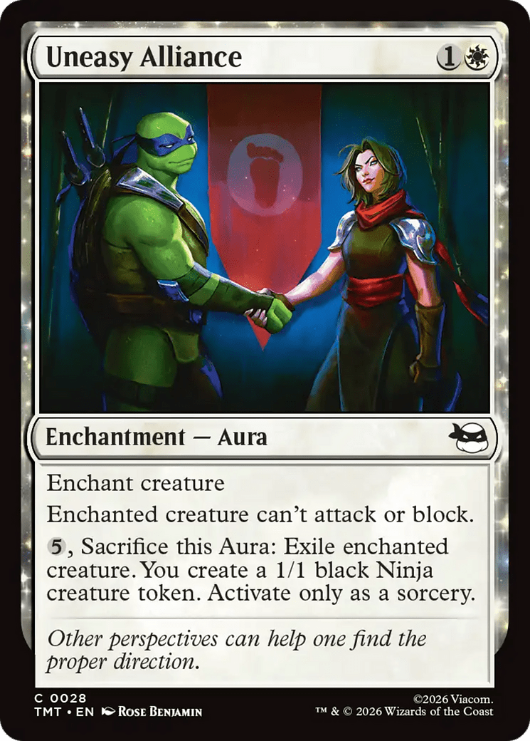 Uneasy Alliance [Teenage Mutant Ninja Turtles] MTG Single Magic: The Gathering  | Multizone: Comics And Games