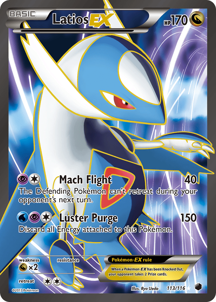 Latios EX (113/116) [Black & White: Plasma Freeze] Pokemon Single Pokémon  | Multizone: Comics And Games