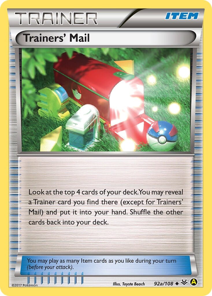 Trainers' Mail (92a/108) [Alternate Art Promos] Pokemon Single Pokémon  | Multizone: Comics And Games