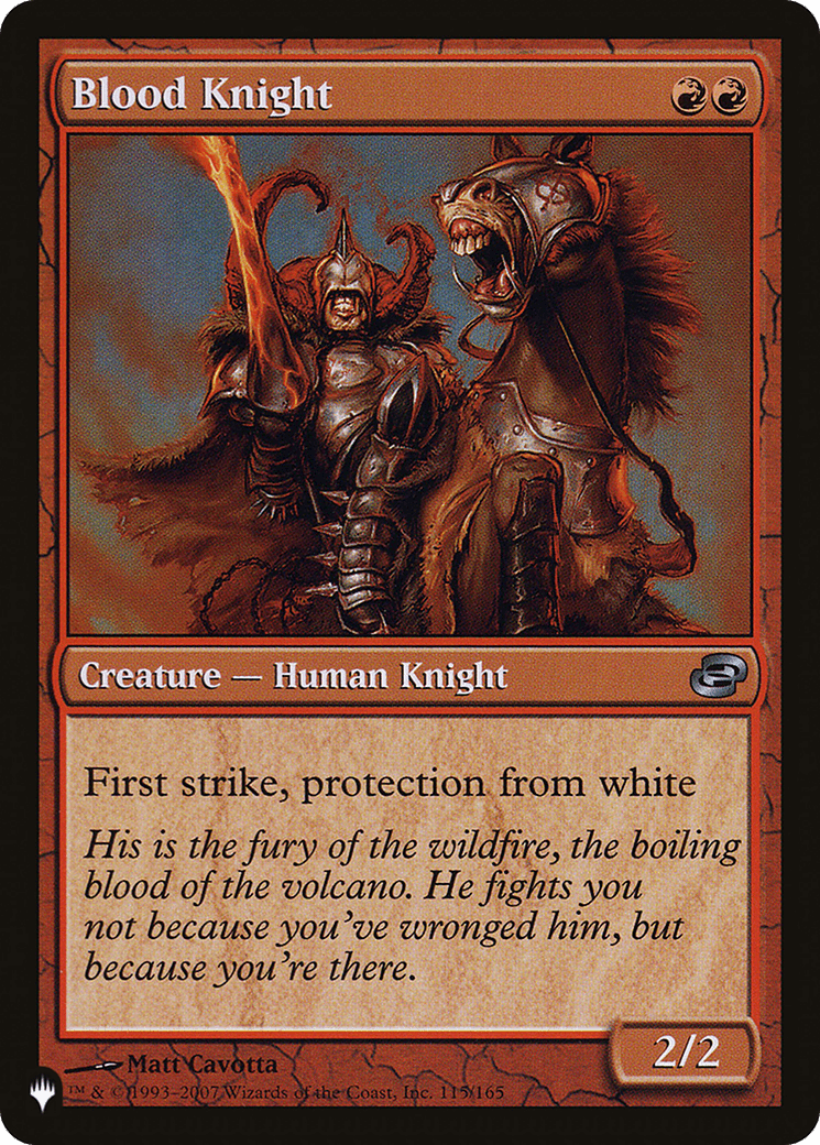 Blood Knight [The List] MTG Single Magic: The Gathering  | Multizone: Comics And Games