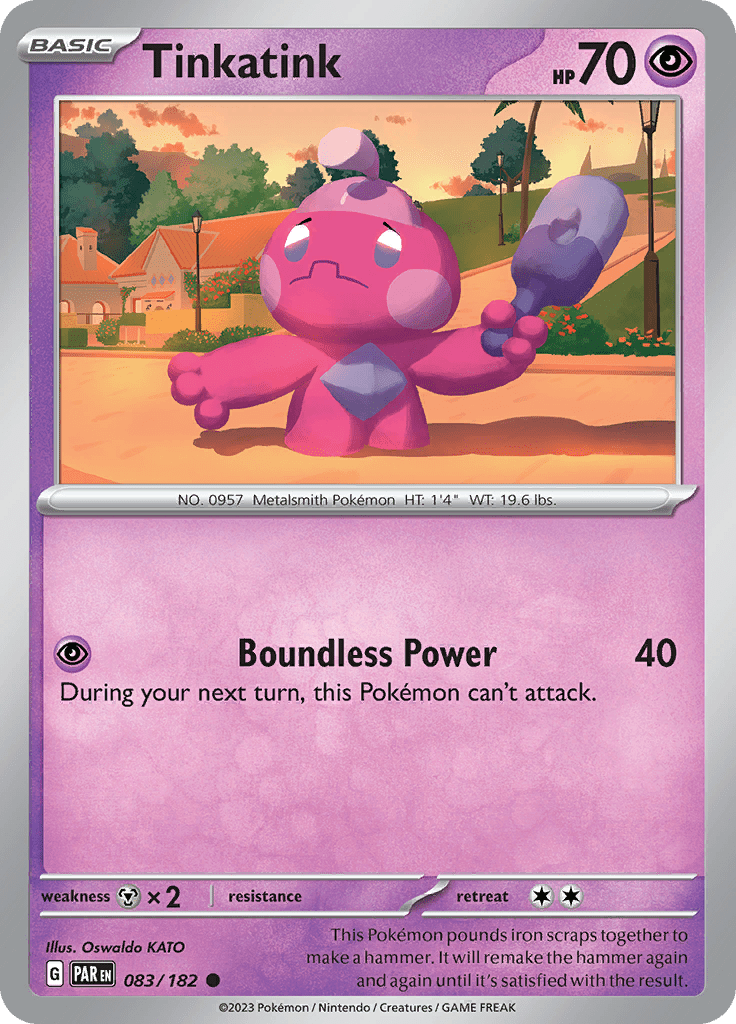 Tinkatink (083/182) [Scarlet & Violet: Paradox Rift] Pokemon Single Pokémon  | Multizone: Comics And Games