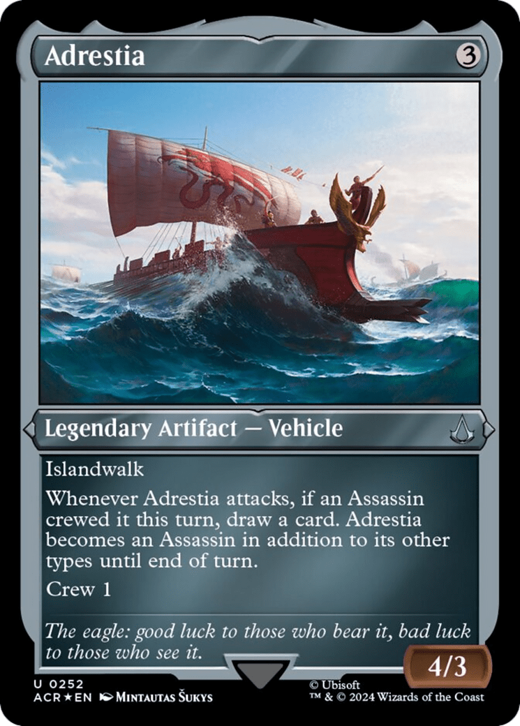 Adrestia (Foil Etched) [Assassin's Creed] MTG Single Magic: The Gathering  | Multizone: Comics And Games