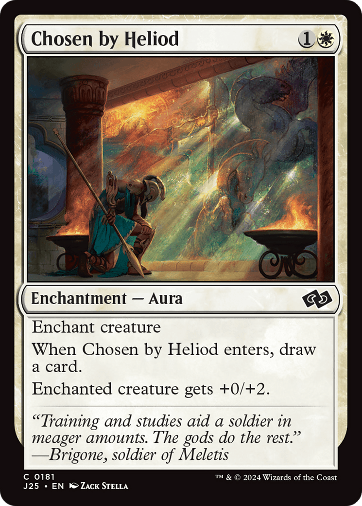 Chosen by Heliod [Foundations Jumpstart] MTG Single Magic: The Gathering  | Multizone: Comics And Games