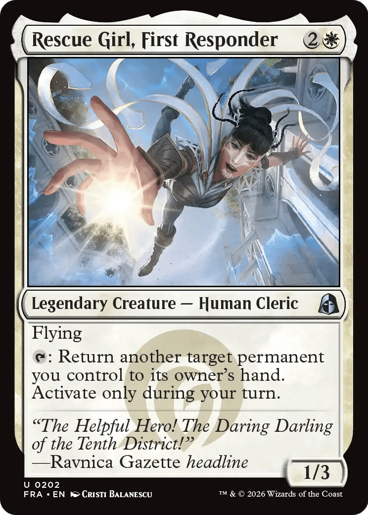 Rescue Girl, First Responder [Reality Fracture] MTG Single Magic: The Gathering  | Multizone: Comics And Games