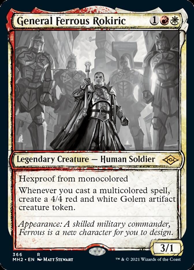 General Ferrous Rokiric (Sketch) [Modern Horizons 2] MTG Single Magic: The Gathering  | Multizone: Comics And Games