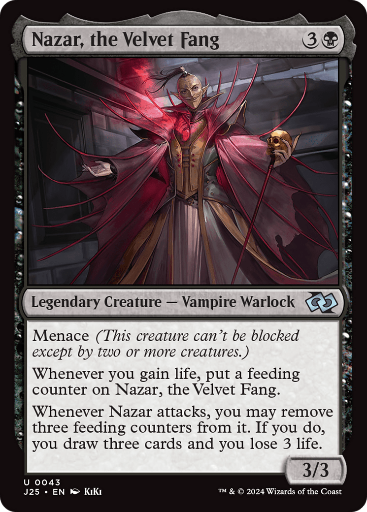 Nazar, the Velvet Fang (Anime) [Foundations Jumpstart] MTG Single Magic: The Gathering  | Multizone: Comics And Games