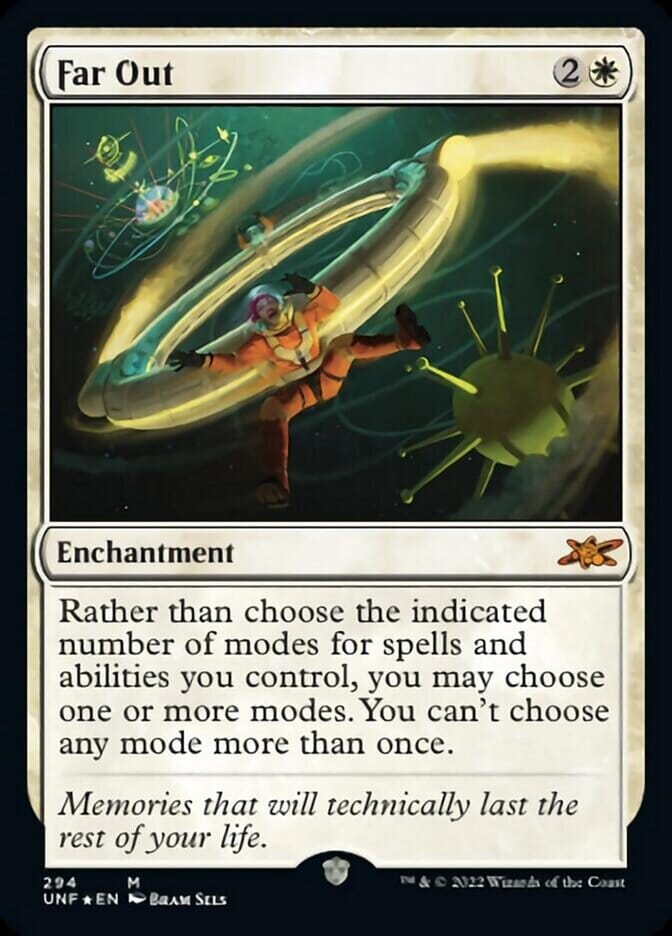 Far Out (Galaxy Foil) [Unfinity] MTG Single Magic: The Gathering  | Multizone: Comics And Games