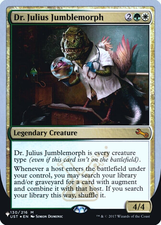 Dr. Julius Jumblemorph (Unfinity Foil Edition) [The List] MTG Single Magic: The Gathering  | Multizone: Comics And Games