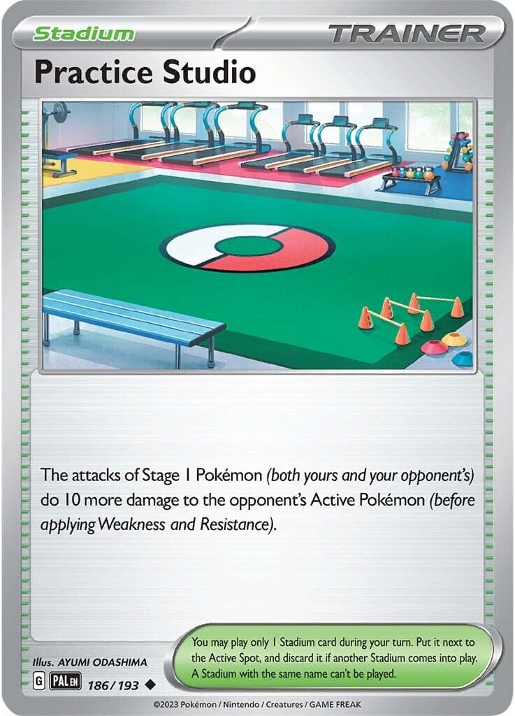 Practice Studio (186/193) [Scarlet & Violet: Paldea Evolved] Pokemon Single Pokémon  | Multizone: Comics And Games