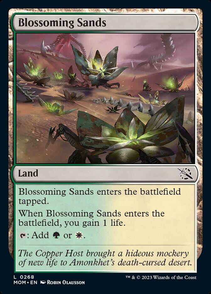 Blossoming Sands [March of the Machine] MTG Single Magic: The Gathering  | Multizone: Comics And Games