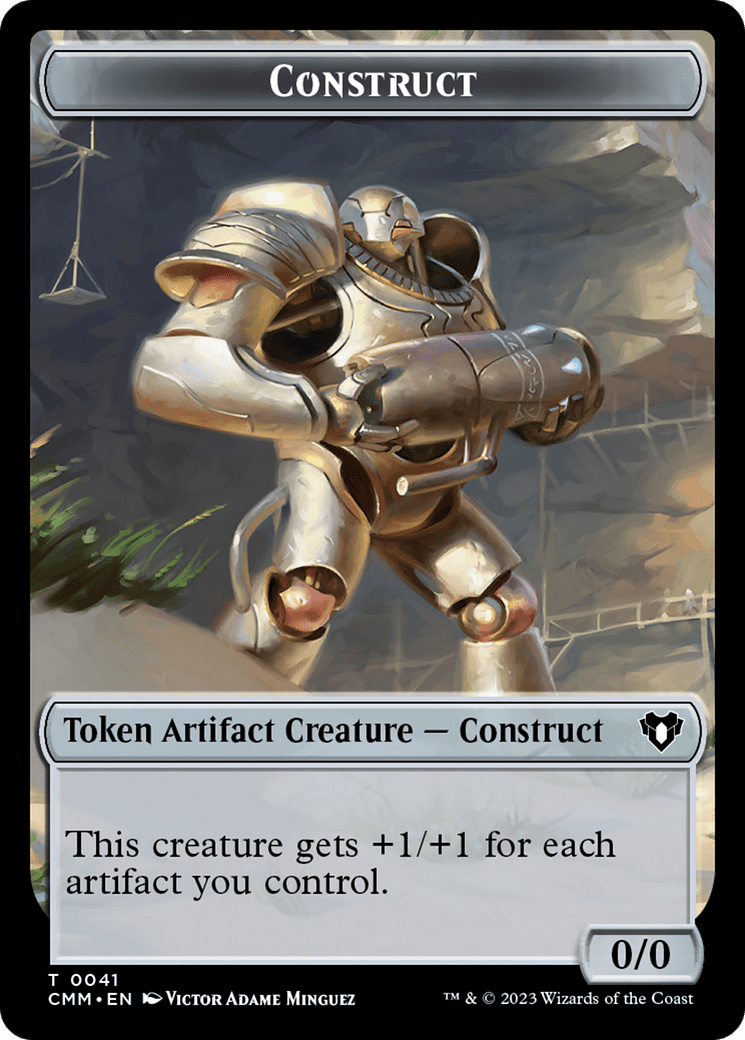 Construct Token (41) [Commander Masters Tokens] MTG Single Magic: The Gathering  | Multizone: Comics And Games