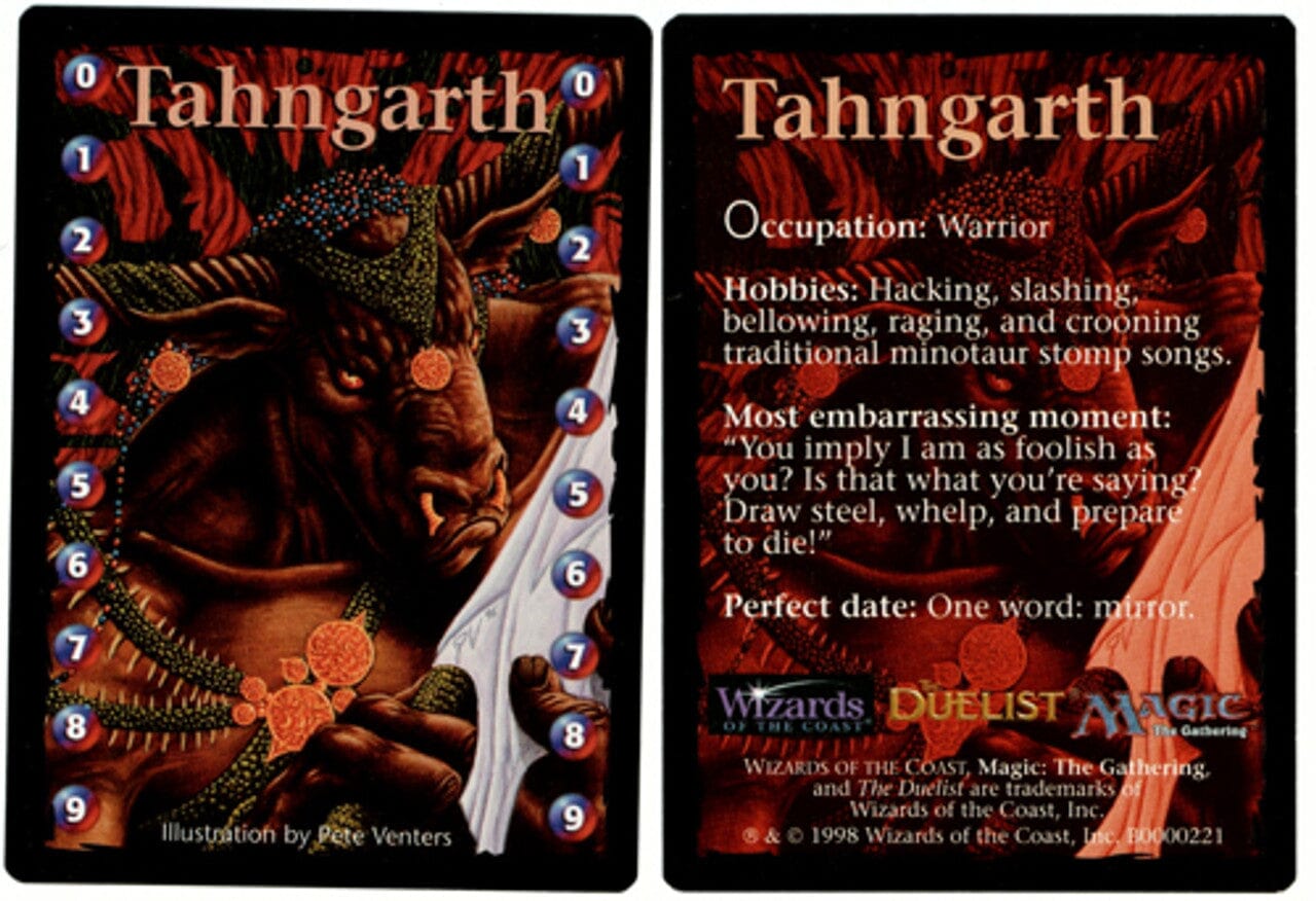 Tahngarth Life Counter Token [Media Promos] MTG Single Magic: The Gathering  | Multizone: Comics And Games