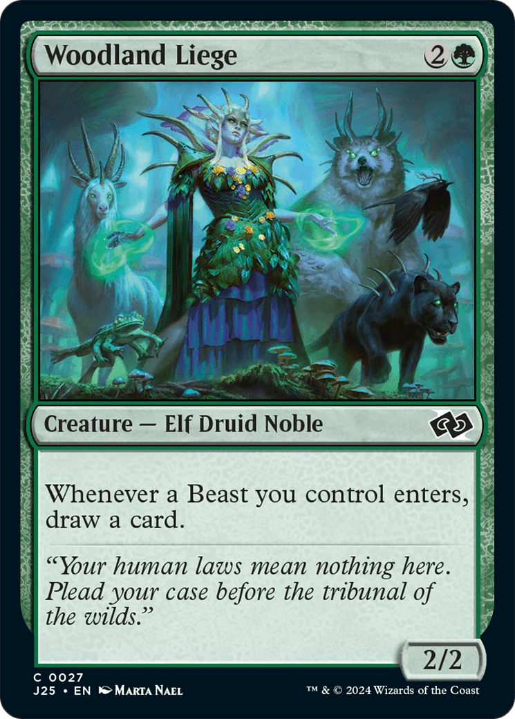 Woodland Liege [Foundations Jumpstart] MTG Single Magic: The Gathering  | Multizone: Comics And Games